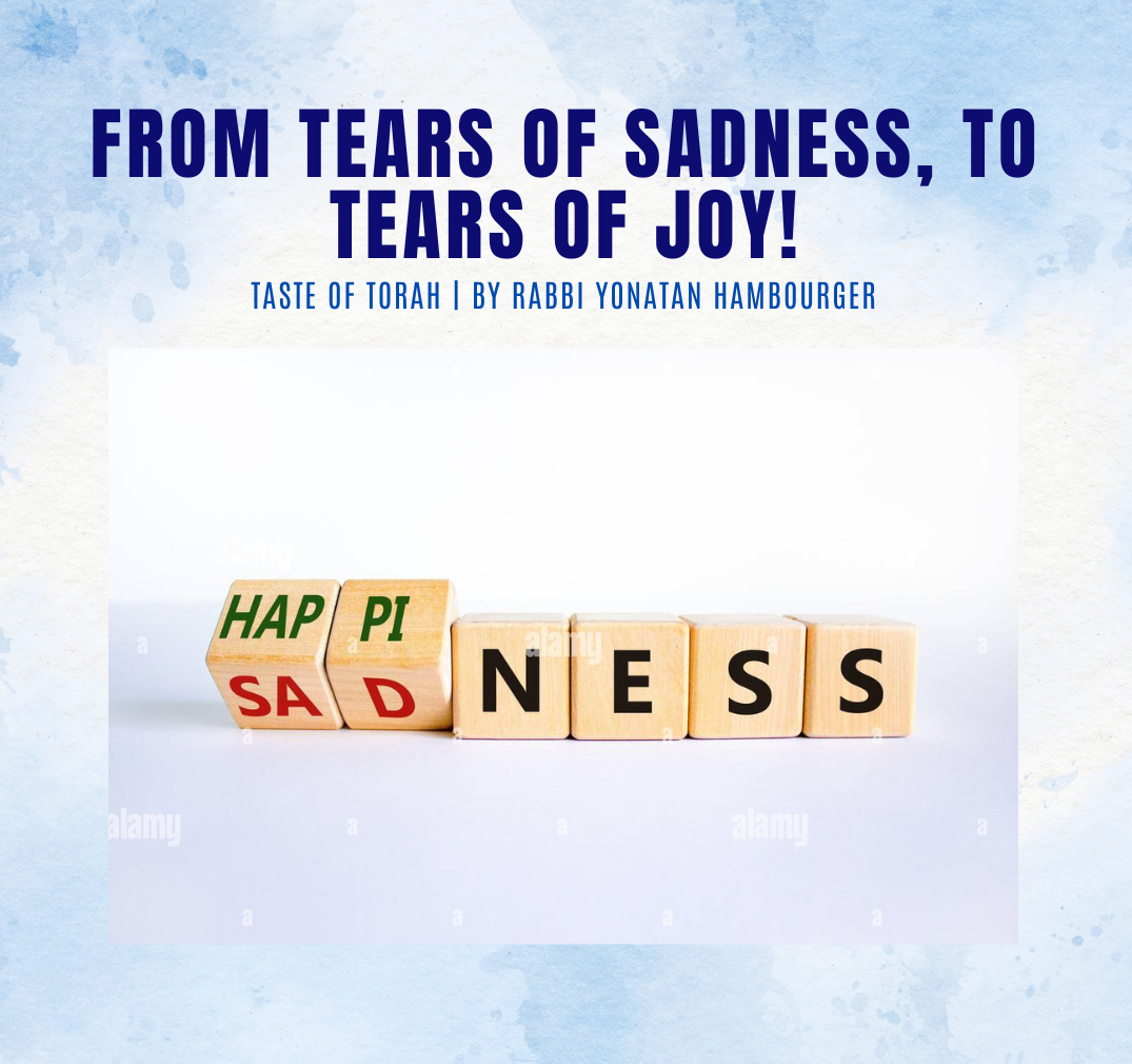 From Tears of Sadness, To Tears of Joy!