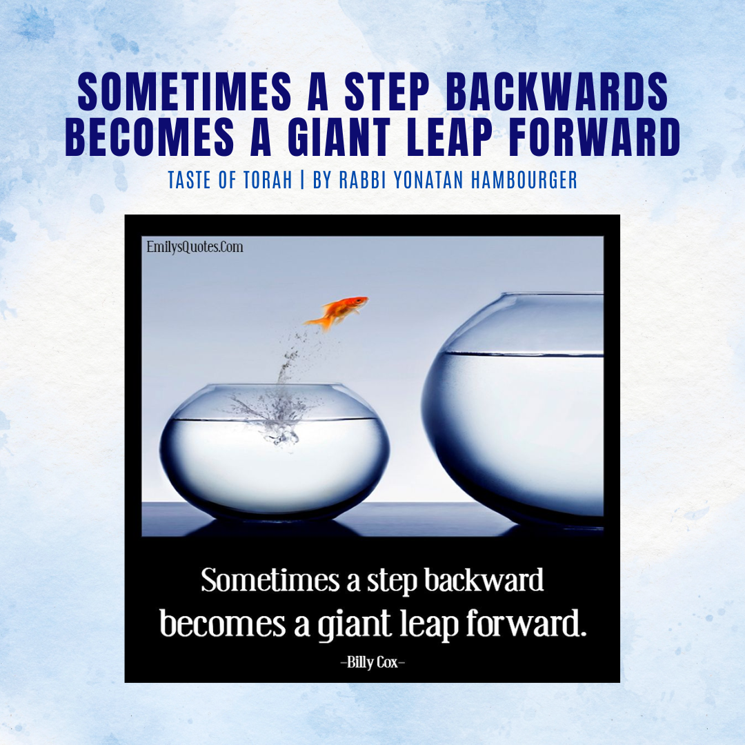 Sometimes a Step Backwards Becomes a Giant Leap Forward