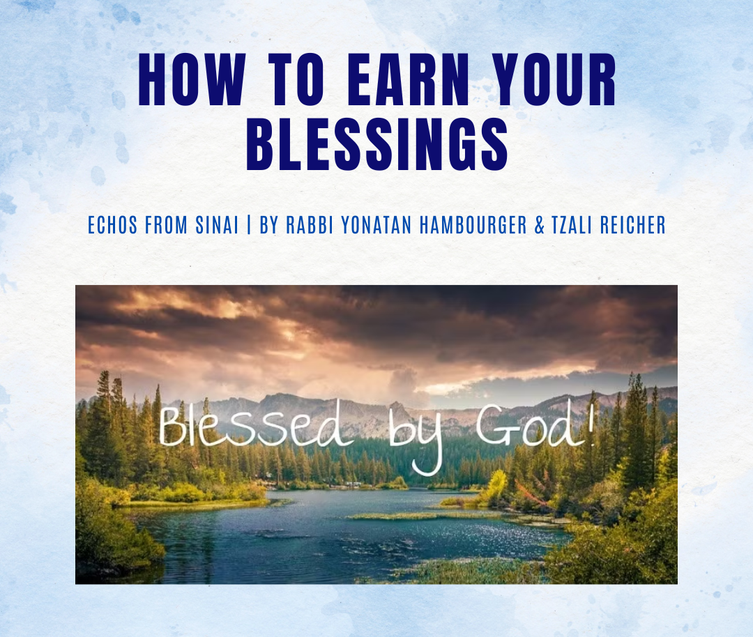 How To Earn Your Blessings